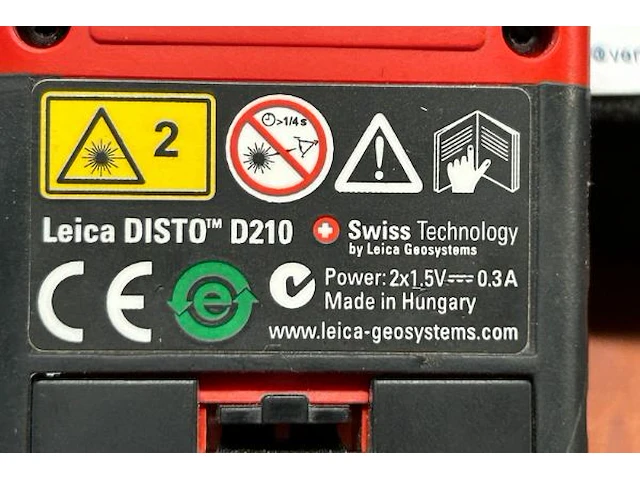 Handlasermeter leica - afbeelding 4 van  5