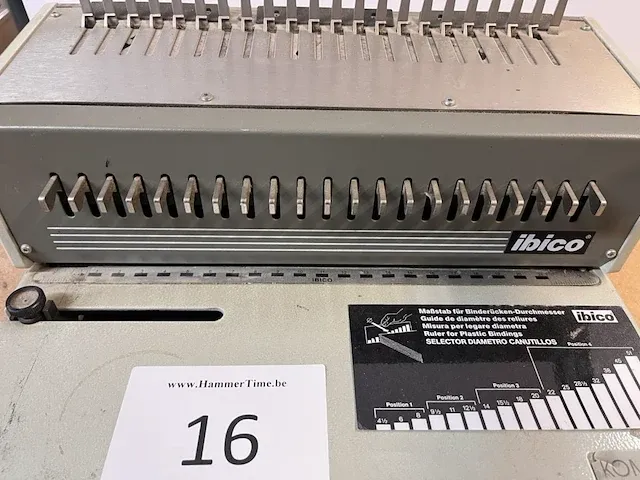 Handmatig inbindmachine ibico - afbeelding 6 van  6