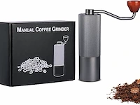 Handmatige koffiemolen aluminium - afbeelding 1 van  3