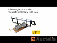 Handmatige verstekzaag 600 mm peugeot energysaw-600 - afbeelding 1 van  1