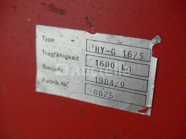 Handpalletwagen hy-g 16/s - afbeelding 4 van  8