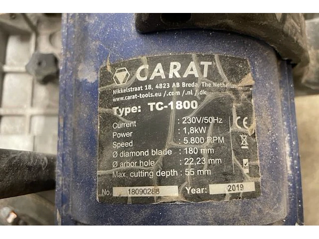 Handtegelzaagmachine carat - afbeelding 5 van  5