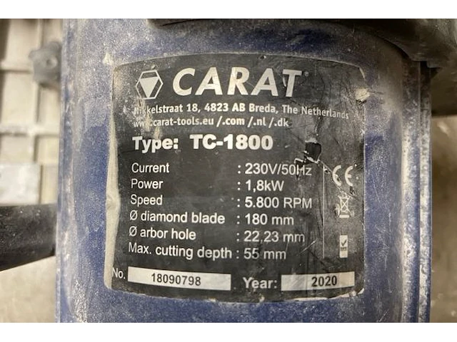 Handtegelzaagmachine carat - afbeelding 3 van  4
