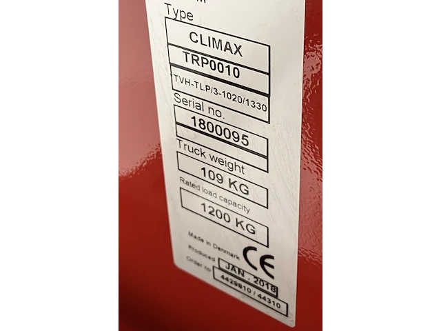Handtranspallet manueel 1200kg - afbeelding 4 van  5