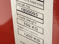 Handtranspallet manueel 1200kg - afbeelding 4 van  5