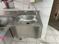 Handwasbakje inox met kraan - afbeelding 2 van  3