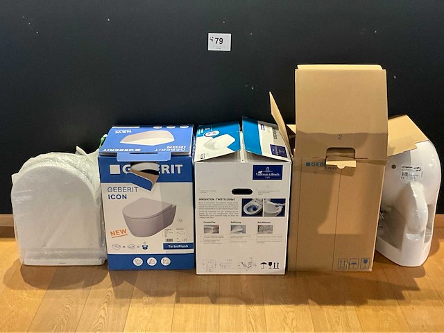 Hang toilet (5x) - afbeelding 1 van  7