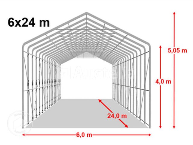 Hangar intent24 6x24m - afbeelding 3 van  9