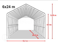 Hangar intent24 6x24m - afbeelding 3 van  9