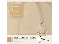 Hangende ei armstoel opvouwbare schommel - afbeelding 3 van  12