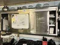 Hangende rvs opbergkast - afbeelding 2 van  2