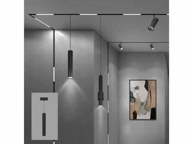 Hangende spot led voor magnetische rail (5x) - afbeelding 1 van  4