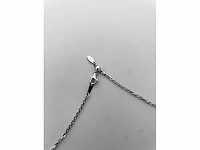 Hanger met diamant van 1,50ct op lange ketting (pe14009) - afbeelding 6 van  9