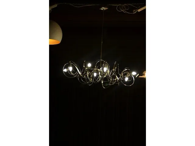 Hanglamp chrome gedraaid - afbeelding 1 van  4