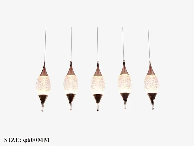 Hanglamp led - art.nr. (b040/5) - afbeelding 2 van  5