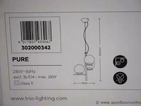 Hanglamp trio lighting pure - afbeelding 2 van  2