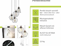 Hanglamp (zwart) - afbeelding 4 van  4