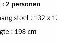 Hangstoel 2-persoons - afbeelding 2 van  2