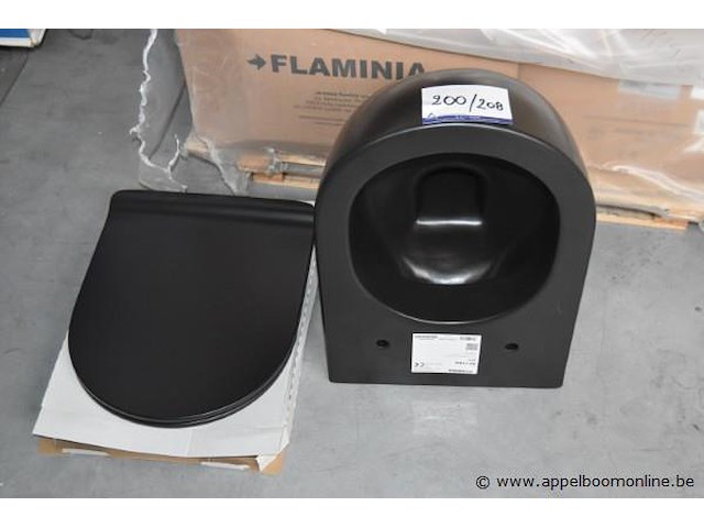 Hangtoilet flaminia ap118g goclean vv wc zitting flaminia soft close - afbeelding 1 van  3