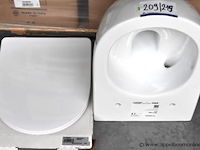 Hangtoilet flaminia ap118s goclean vv wc zitting flaminia qkcw04 - afbeelding 1 van  1