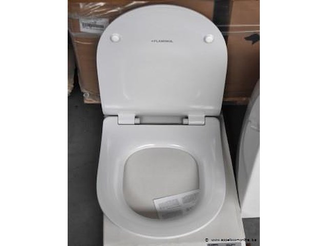 Hangtoilet flaminia ap118s goclean vv wc zitting flaminia qkcw08 - afbeelding 3 van  4