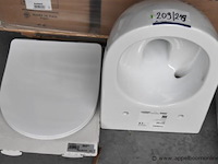 Hangtoilet flaminia ap118s goclean vv wc zitting flaminia qkcw09 - afbeelding 1 van  4