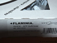 Hangtoilet flaminia ap118s latte, goclean vv wc zitting flaminia slim soft close - afbeelding 4 van  4