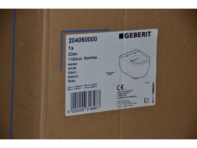 Hangtoilet geberit icon - afbeelding 1 van  3