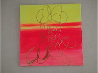 Hannes d'haese minie mouse on the beach - afbeelding 1 van  2