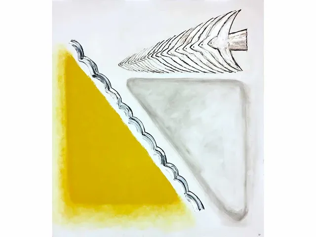 Hannes postma (haarlem, 1933 – 2020) - origineel, zeer groot - afbeelding 1 van  6