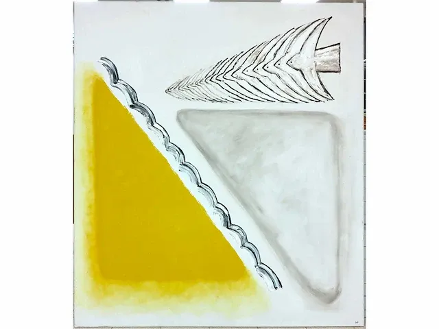 Hannes postma (haarlem, 1933 – 2020) - origineel, zeer groot - afbeelding 6 van  6