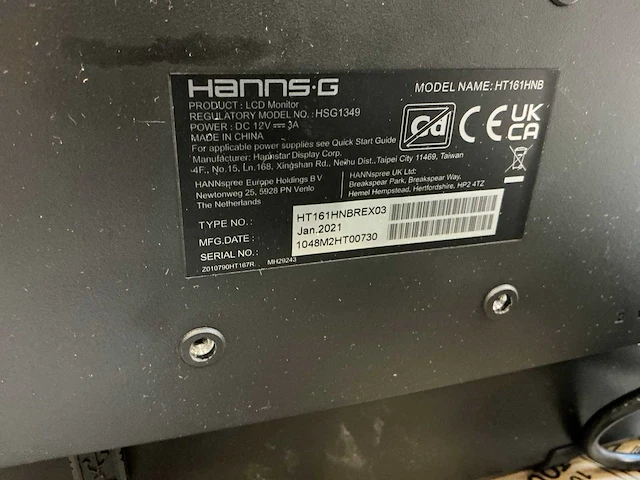 Hanns-g ht161hnb hannspree touch monitor - afbeelding 5 van  5