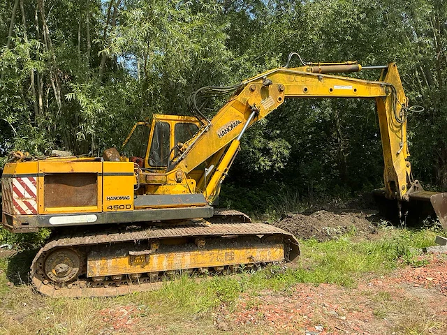Hanomag 450d rupsgraafmachine - afbeelding 1 van  13