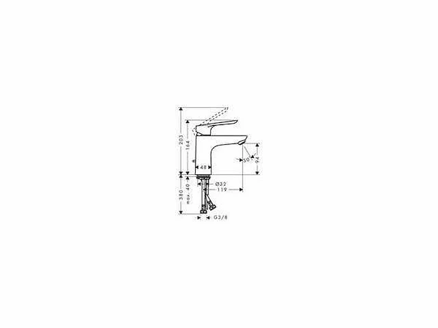 Hans grohe logis e100 - afbeelding 3 van  3