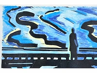 Hans wap - man on the bridge - gemengde techniek - 1/1 - afbeelding 2 van  13
