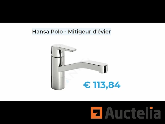 Hansa hansapolo wastafel mixer - afbeelding 1 van  7
