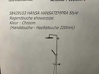 Hansa hansatempra regendouche set - afbeelding 8 van  8