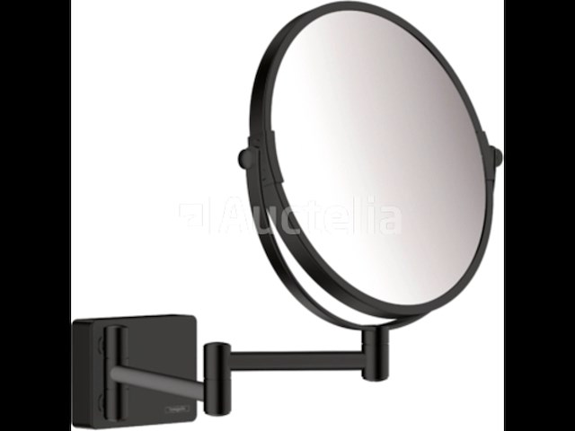 Hansgrohe addstoris make-up spiegel 24,6x34,4x24,6cm mat zwart (nr. 15-24) - afbeelding 2 van  2