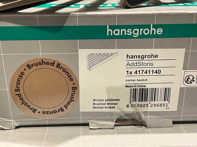 Hansgrohe addstoris zeepschaalmand douchetablet (3x) - afbeelding 4 van  4