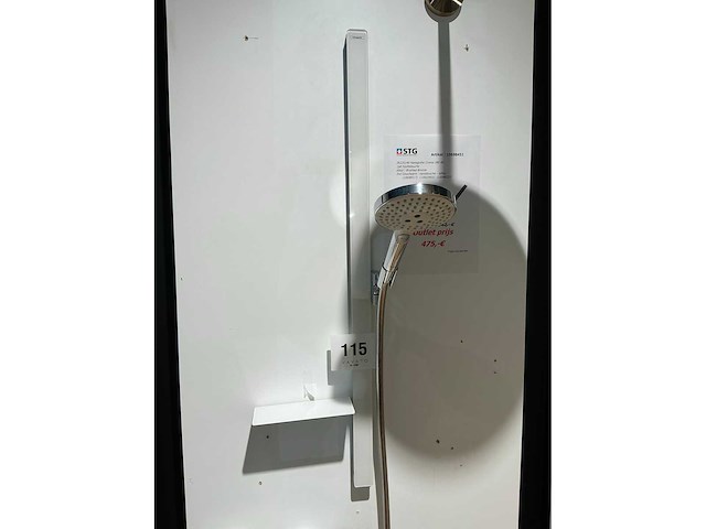 Hansgrohe badmengkraan + douchestang - afbeelding 3 van  6