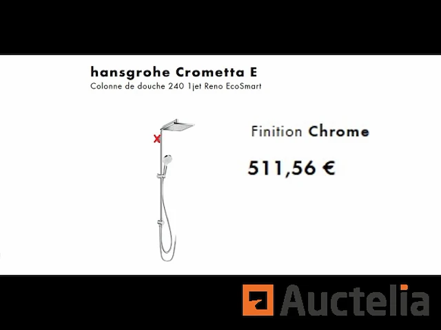 Hansgrohe crometta e 240 douchezuil - afbeelding 1 van  6