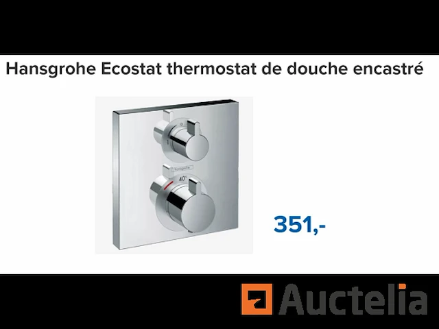 Hansgrohe ecostat vierkant inbouw douchethermostaat - afbeelding 1 van  4