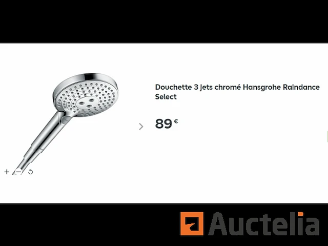 Hansgrohe raindance select 120 verchroomde handdouche met 3 straalmotoren - afbeelding 1 van  1