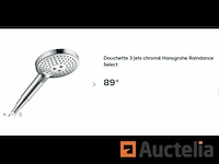 Hansgrohe raindance select 120 verchroomde handdouche met 3 straalmotoren - afbeelding 1 van  1