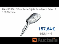 Hansgrohe raindance select e 150 handdouche met 3 straalmotoren - afbeelding 1 van  4