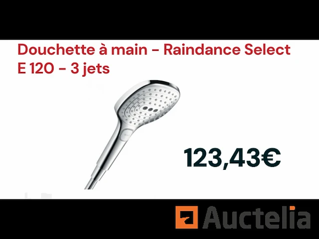 Hansgrohe raindance select handdouche e 120 - afbeelding 1 van  2