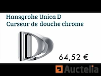 Hansgrohe unica d chromen doucheschuif - afbeelding 1 van  2