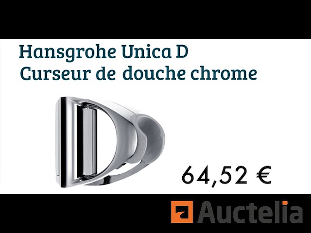 Hansgrohe unica d chromen doucheschuiver - afbeelding 1 van  2
