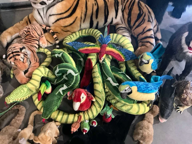 Hanza creations partij decoratie plunchen dieren - afbeelding 32 van  32