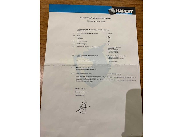 Hapert - 2019 - lf2 - lf2 - aanhangwagen - afbeelding 3 van  16